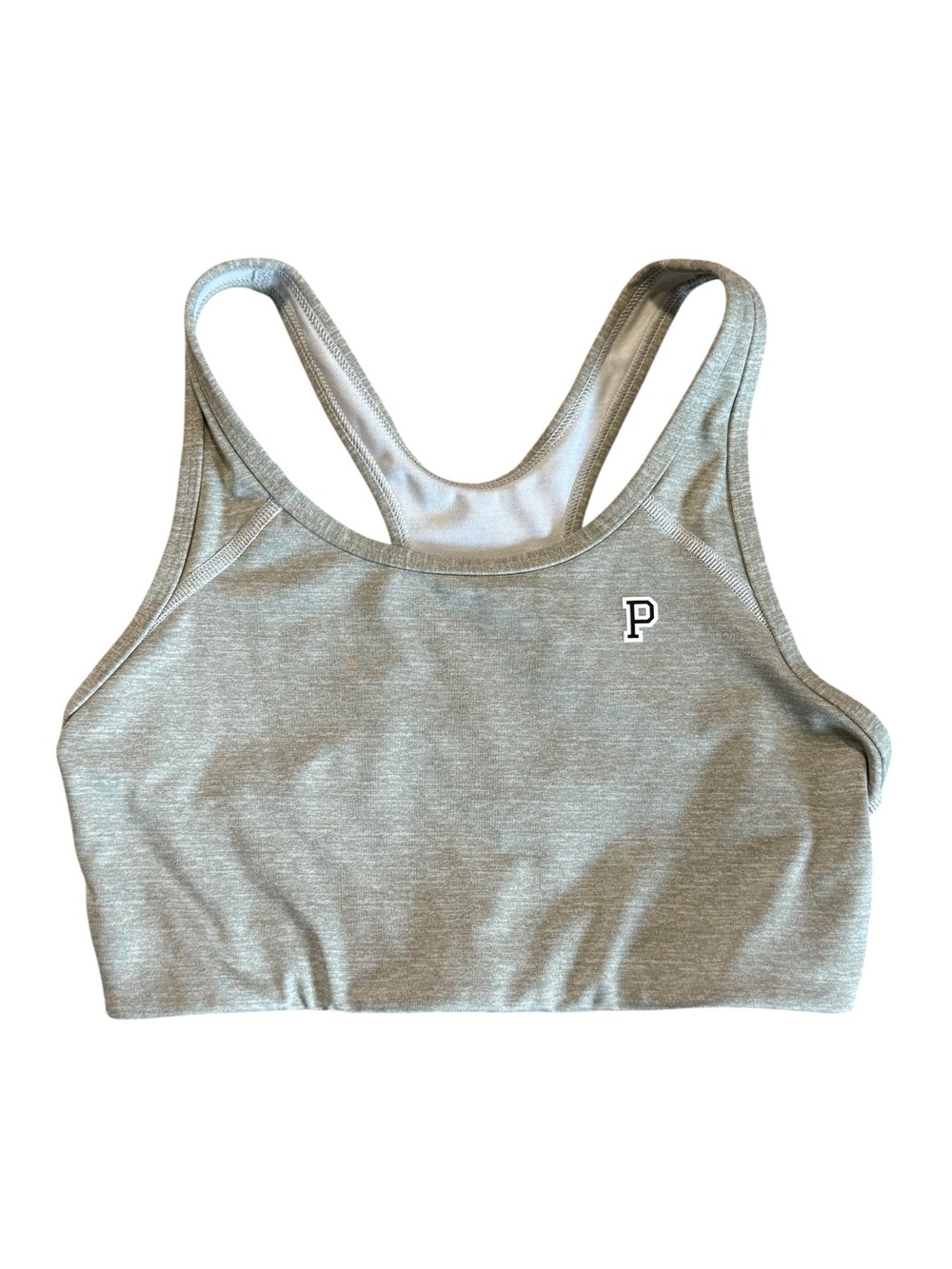 PINK Victoria's Secret Small - DD Heather Gray Racerback Sports Bra